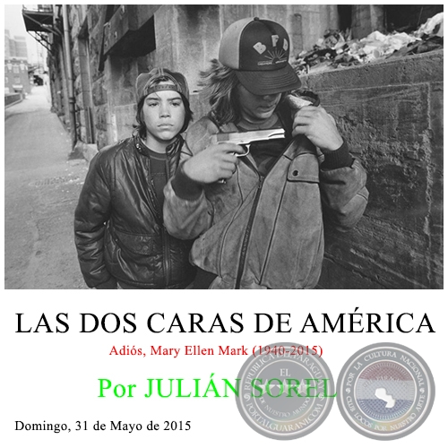 ADIÓS, MARY ELLEN MARK (1940-2015) - Por JULIÁN SOREL - Domingo, 31 de Mayo del 2015